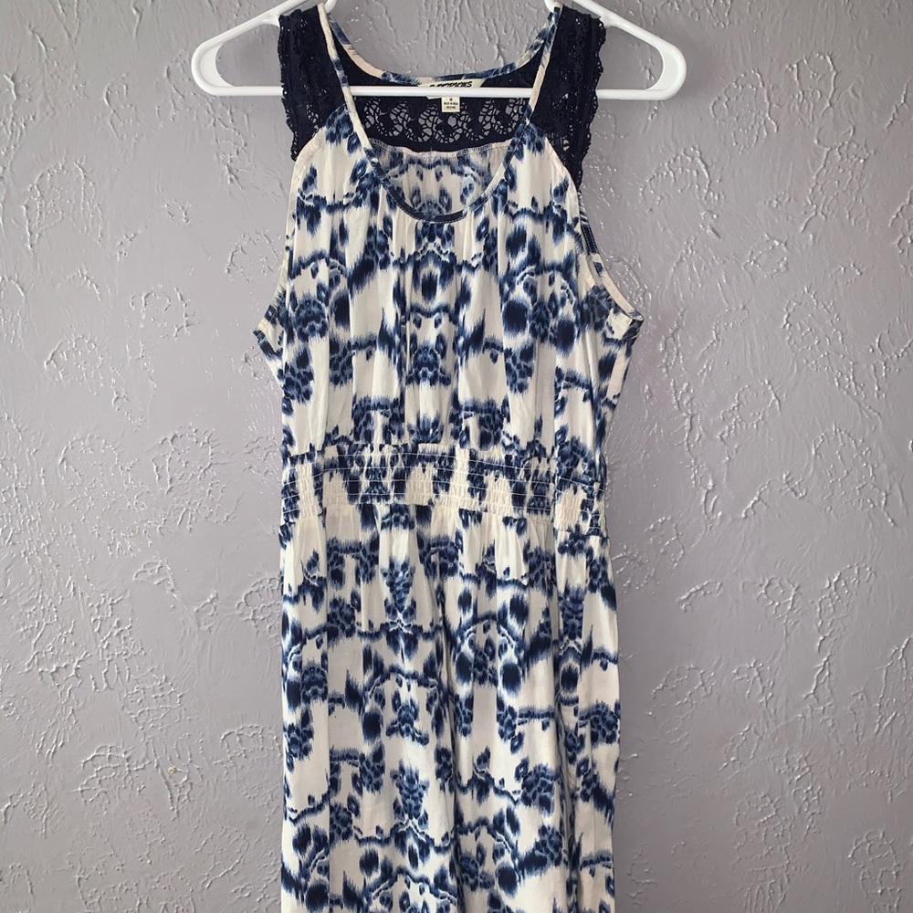 Blue and White floral dress
